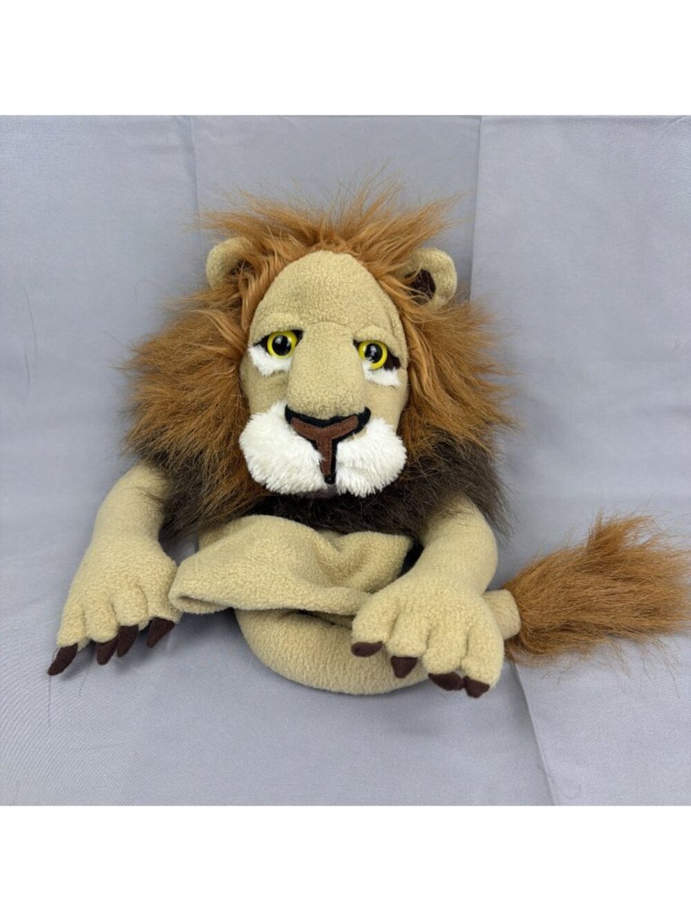 Melissa & Doug Rory the Lion Plush Hand Puppet 15” Theater Narration - No stick